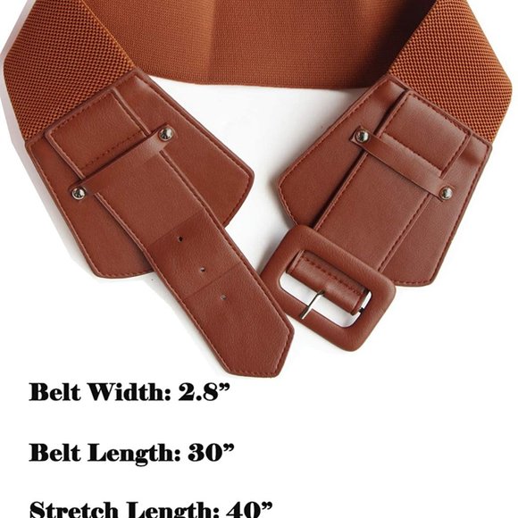 Women\'s Stretchy Belt for Dresses Jumpsuit Coat